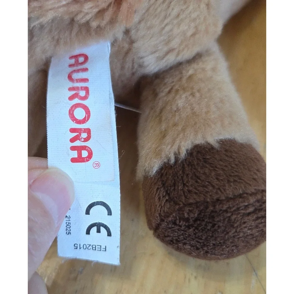 Aurora Lot 5 Mini Flopsie Farm Plush Stuffed Animals Longhorn Two Horse Cow Pig